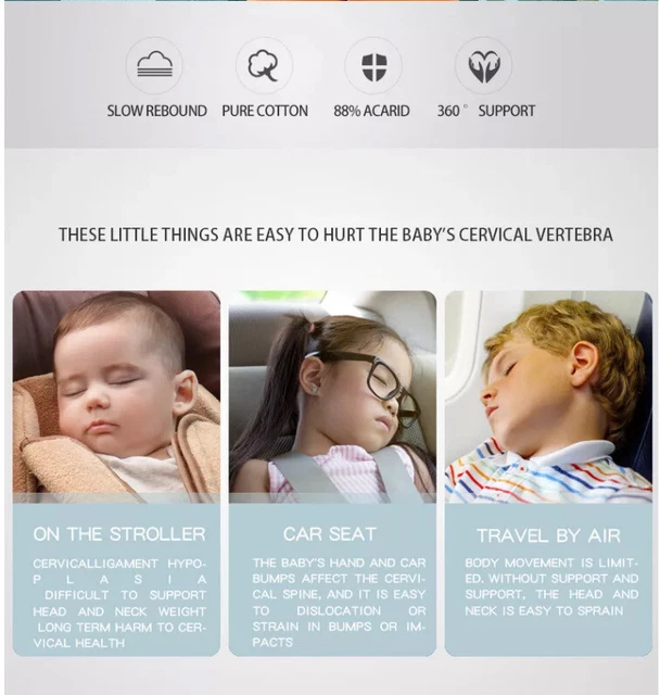 Kids Memory Foam  Travel Neck Pillow 21
