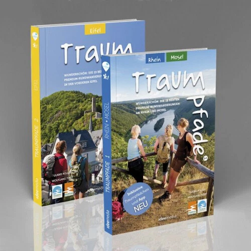 Traumpfade Geschenk-Set. Zwei Bände mit 41 Top-Touren an Rhein, Mosel und in