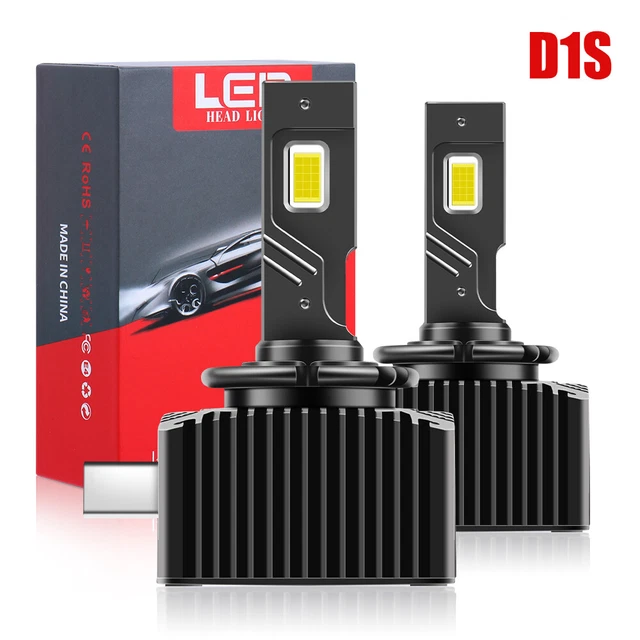 2X Canbus D1S 30* FANALI LED Ultra Luminosi LAMPADA 6000K BRUCIATORE 1:1 HID Xeno