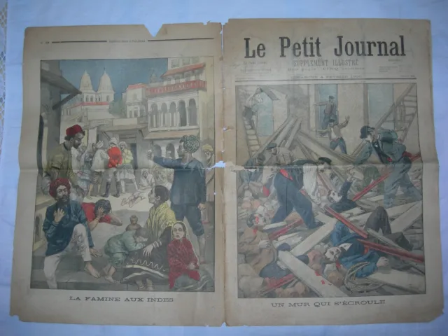 LE PETIT JOURNAL- LOT DE 4 SUPPLEMENTS ILLUSTRES - Des 4 - 11 - 18 et 25/02/1900