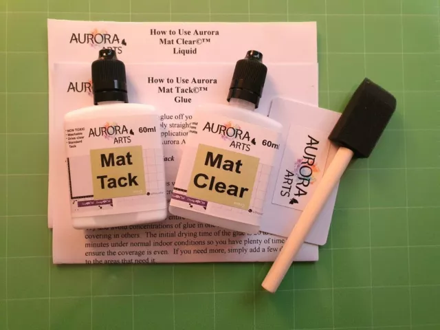 Aurora Mat Glue Scan N Cut Cricut Silhouette Mat adhesive and cleaner kit