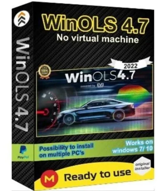 WinOLS 4.7 | Windows 11/10/7 | No VM | + Damos/Original ECU Files | + Plugins