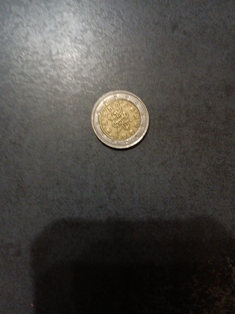 Pièce De 2 Euros Portugal 2002 – Frappée Avec Défaut (étoiles Décalées) – BU