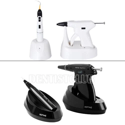 Dental Obturation System Gutta Percha Endo Heated Gun &Pen Kit White/Black
