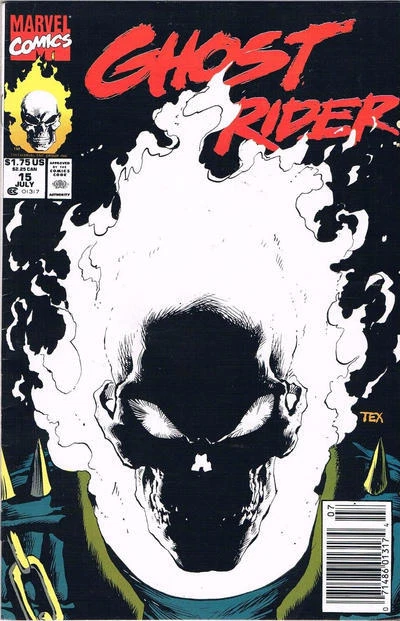 Ghost Rider (Vol. 2) #15 (Newsstand) VF/NM; Marvel | glow in the dark - we combi