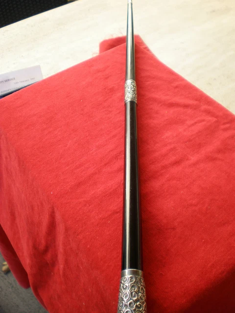 Victorian Sterling Silver/Abony Collapsible Conductor's Baton in Box.Excellent!!