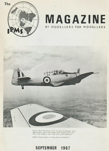 IPMS MAGAZINE (SEP 1967) Model Reviews, North American T-6 Texan