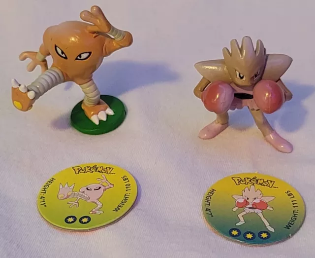 Hitmonlee & Hitmonchan(2 pcs)Pokemon Monster WazaColle Bandai Collection  Figure.