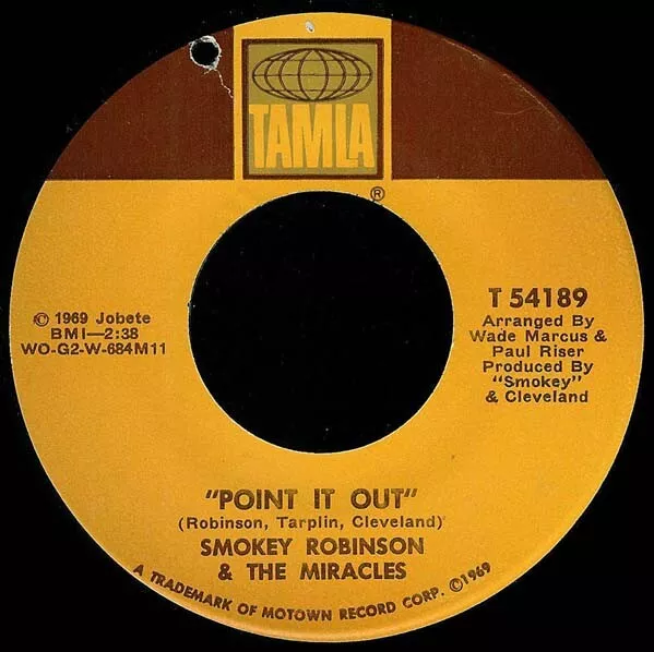 Smokey Robinson & The Miracles - Point It Out / Darling Dear (7", Single)