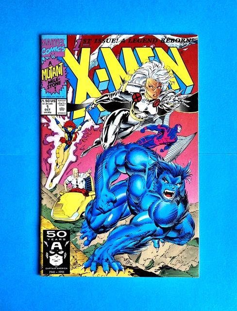 X-Men #1 (Vol 1)  Jim Lee Cover A  Marvel Comics  Oct 1991  V/G  1St Print
