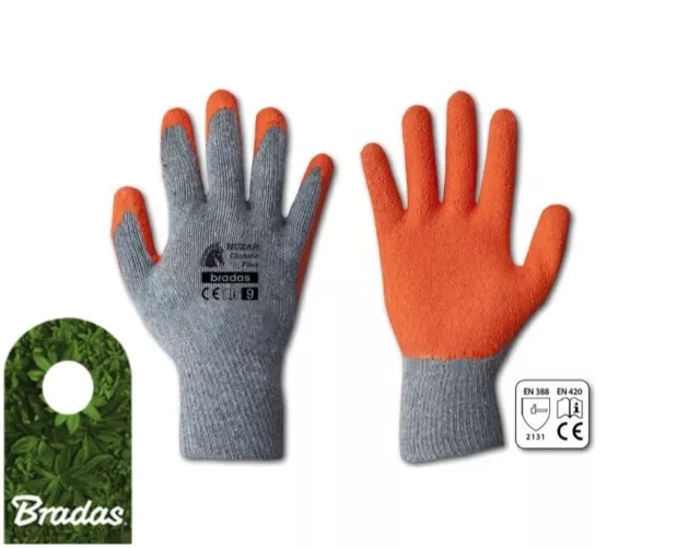 BRADAS guantes de jardineria guantes de proteccion HUZAR CLASSIC PLUS talla...