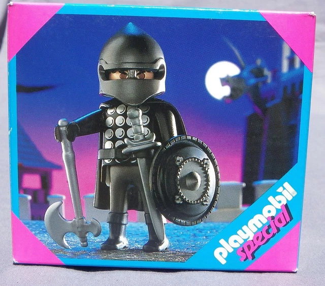 Figurine Playmobil Médiéval Chevalier Avec Épée – PVC Articulé – Vintage Collection