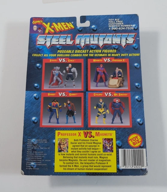 1994 Toybiz Marvel X-Men Steel Mutants Professor X Vs Magneto 2