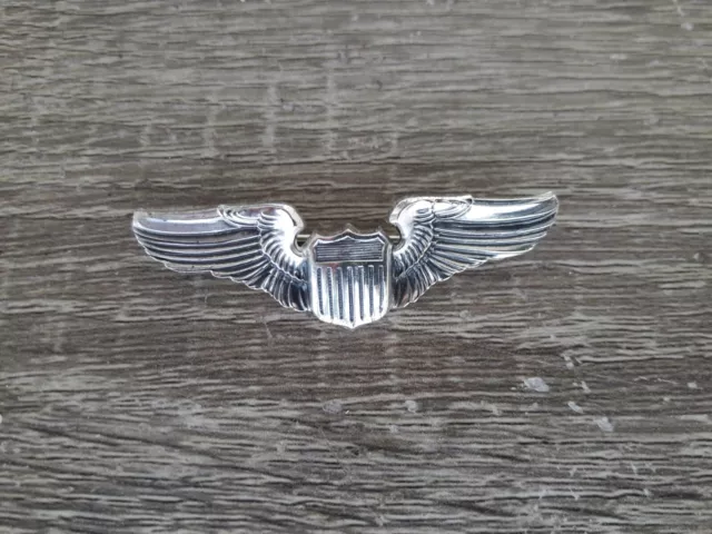 Insigne Brevet Pilote Us Air Force Ww2. Sterling.