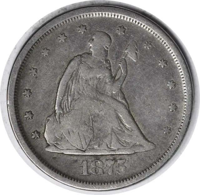 1875-S Twenty Cent Silver Piece VG Uncertified #204