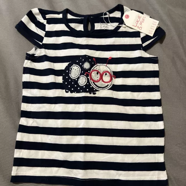 BNWT Baby Girls Short Sleeve Top Size 2