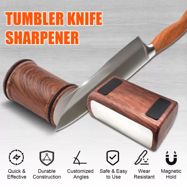 Tumbler Rolling Knife Sharpener Detachable Magnetic Knife Sharpening System B6F4