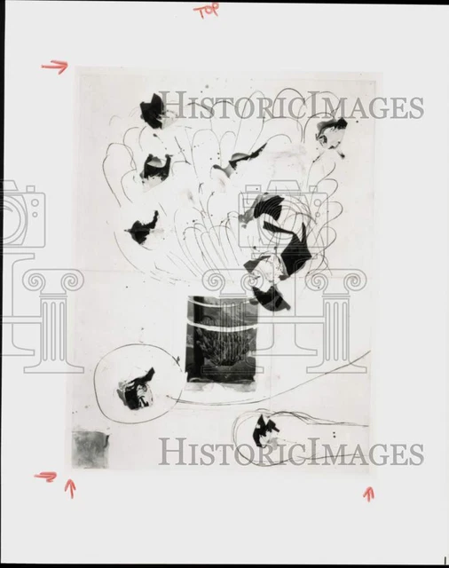 1991 Press Photo Untitled Artwork by Julian Schnabel - lra80554