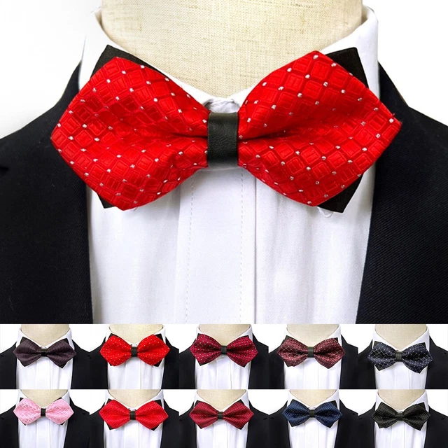 Cravatta Trendy da Uomo Colore Solido Ideale per Matrimonio e Sera