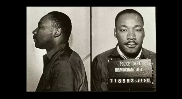 1963 Martin Luther King Jr Birmingham Jail MUG SHOT PHOTO Black Civil Rights