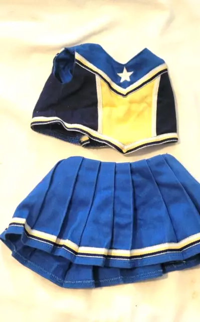 American Girl Yellow And Blue Cheerleader Doll Outfit