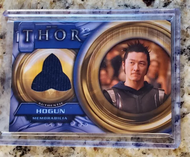 2011 Upper Deck Thor Movie Hogun Costume Memorabilia Trading Card TADANOBU ASANO