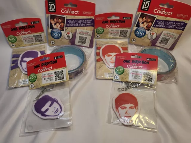 New One Direction Boy Band Accessories Zayn & Niall Shoe Laces Bangle & Keyrings