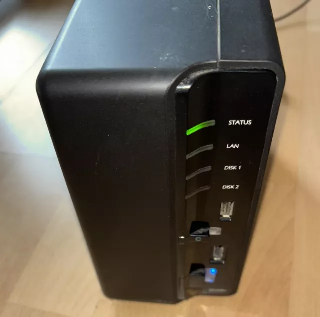 Synology Disk Station DS209+ NAS System für 2x3,5" SATA II HDD schwarz