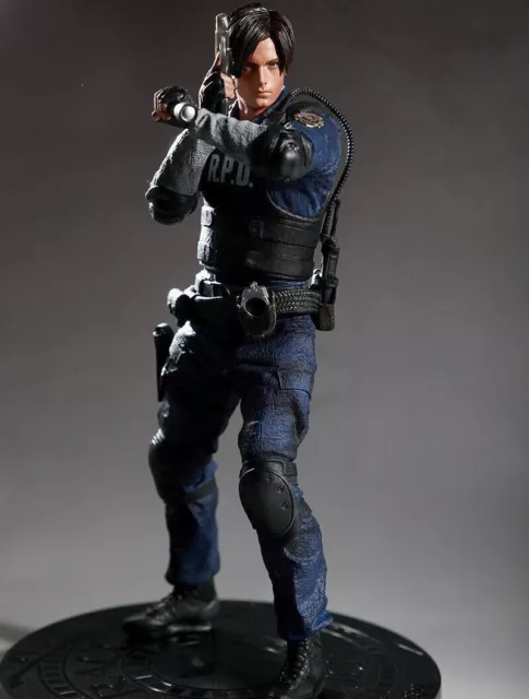 Game Resident Evil 2 Leon Scott Kennedy 1/6 Scale PVC Figure Statue New In Box