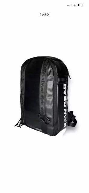 Rawgear Tactical Gear Bag Black PVC Padded Shoulder Straps and Laptop Sleeve