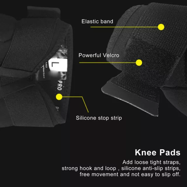 2Pcs Knee Pads Effective Protection AntiCollision Durable Breathable Sports