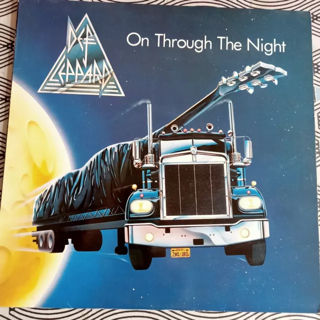 Def Leppard - On Through The Night Vertigo UK LP 9102 040 1980 UK A1/B1  EX/VG
