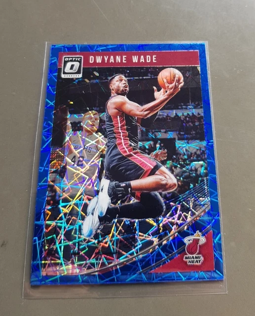 2018-19 Dwyane Wade Nba Card Sandwiches Blue Velocity Holo # 15 Miami Heat