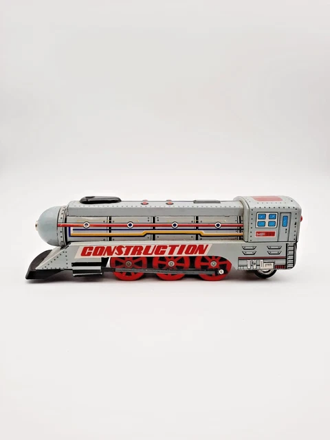 Ancienne Locomotive Mécanique En Tôle ML MARTINAN LARNAUDE – Tender NORD 8256 – Jouet Vintage