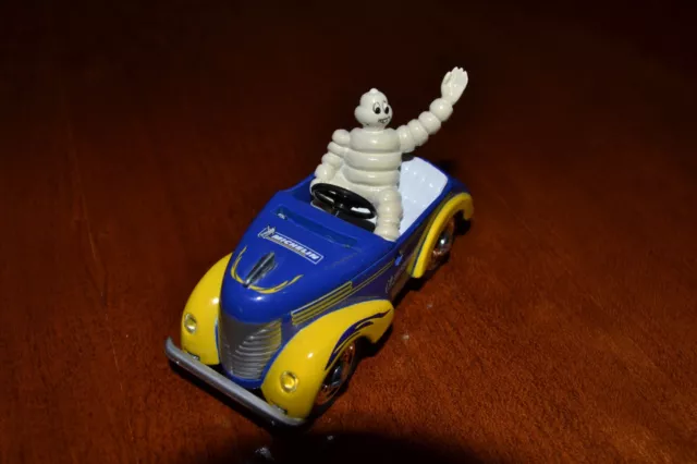 Michelin Man Toy Advertising Car With Removeable Bibendum