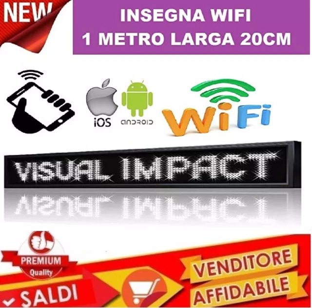 Affichage LED Wifi Blanc Cadre Lumineux Electronique Lettrage Programmable 2020