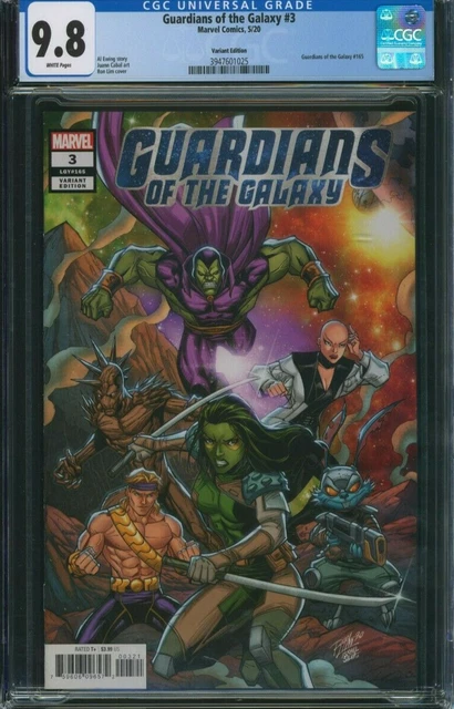 GUARDIANS OF THE GALAXY (2020) #3 LIM 1:25 Variant Cover CGC 9.8