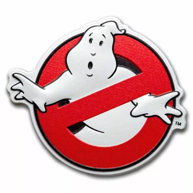 2023 Niue 2 oz Silver $5 Ghostbusters Logo Shaped Coin - SKU#282518