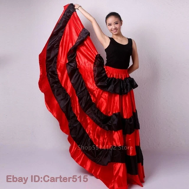 Women Costume Dance Skirt Stage Performance Big Swing Dress Ballet Costumes