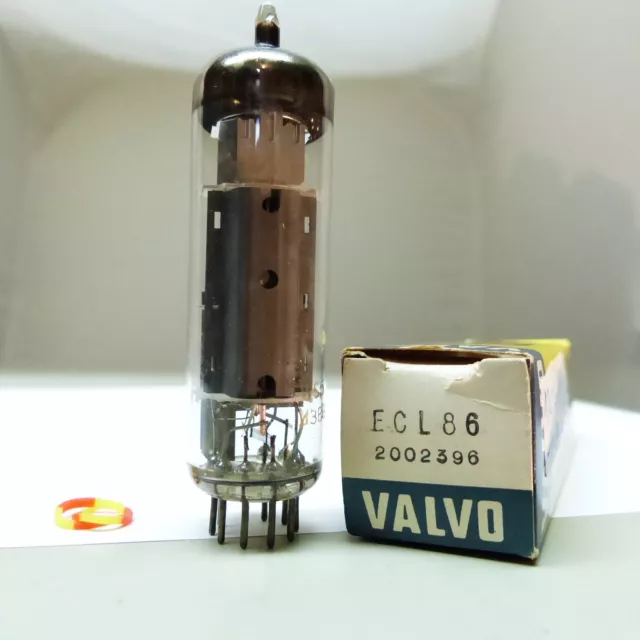 1x  ECL86 Valvo Röhre 6GW8 tube testet Roe-V-10