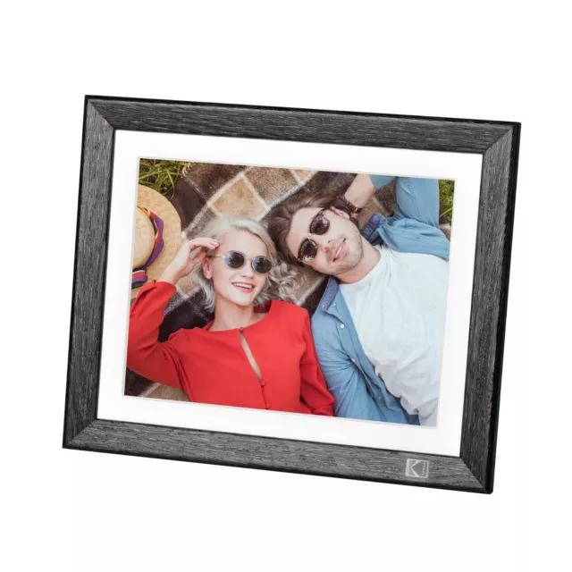 Kodak WiFi-Enabled Digital Photo Frame 9.7 inch 32GB with 2K res. (Rustic Wood)