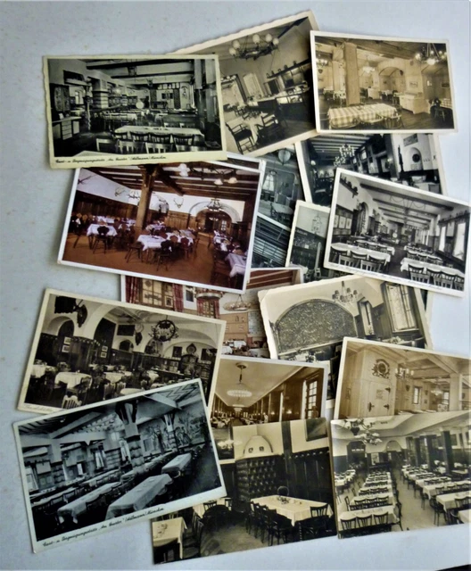 19 POST OFFICE old Munich guests, interior views, 20s / 30s £8.71