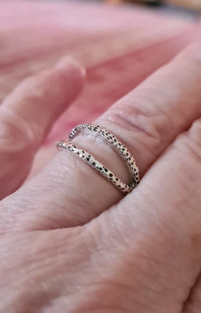 Bague Vintage Bakélite Noire - Taille 53, Bijou Rétro Unique (occasion)