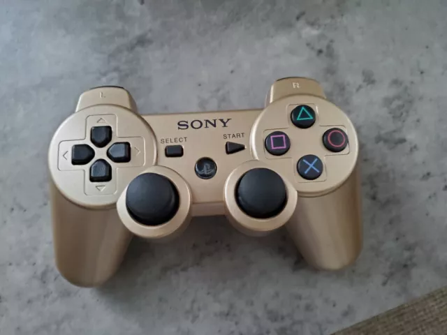 Gold Playstation 3 Dual Shock 3 Controller