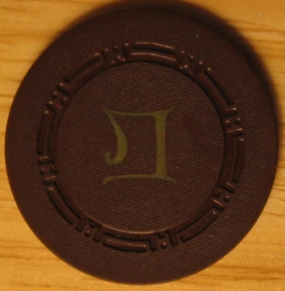 $5 Vintage Casino Poker Chip