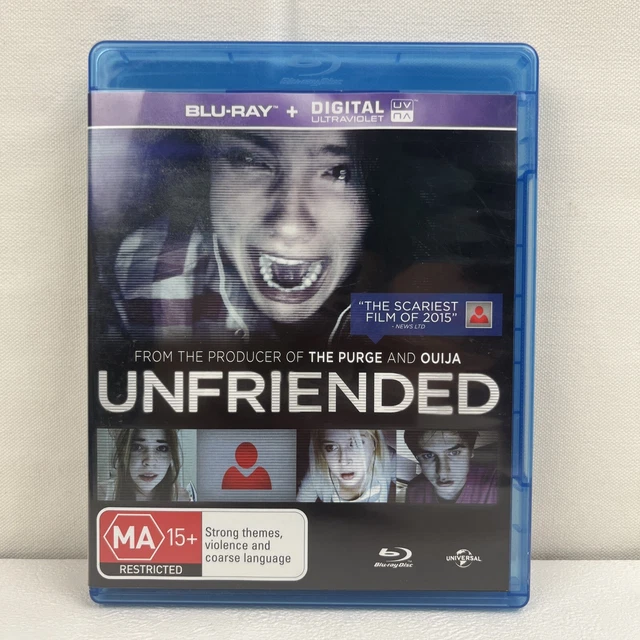 Film Unfriended Dark Web 2014 UNFRIENDED (BLU-RAY, 2014) Horror In