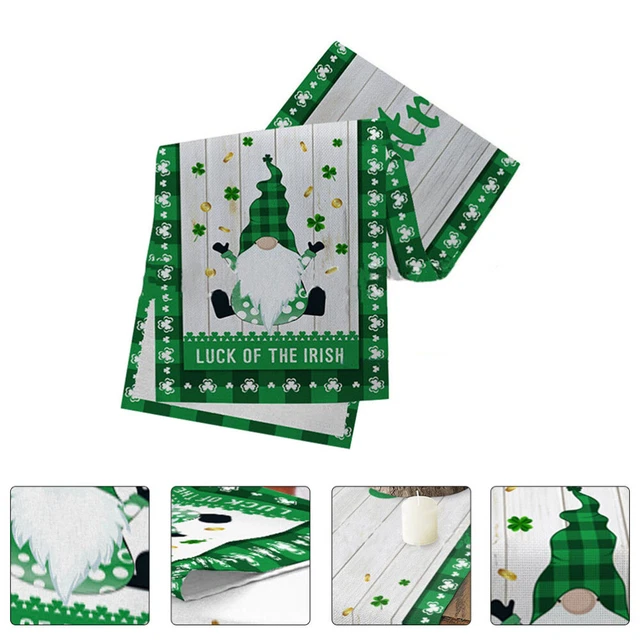 Pasador de mesa bandera irlandesa mantel de café manteles para el hogar exterior