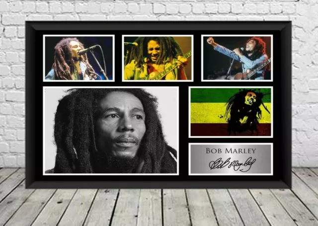 Bob Marley Signed Photo Print Poster Autographed Memorabilia