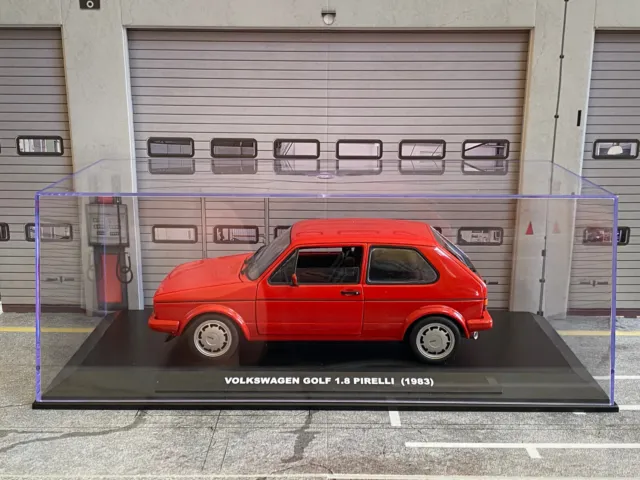 VW Golf 1 GTI 1983 Pirelli Einzelstück "1 of 1" Tuning Umbau mit Vitrine 1:18