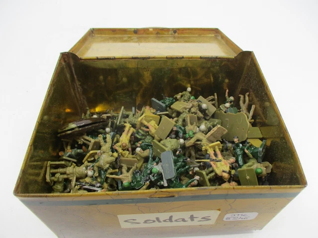 1/72 LOT DE 23 Figurines Ww2 British Army Plastique Rigide Pour Diorama